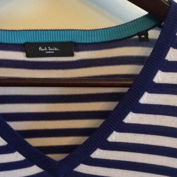 Paul Smith Men’s V-Neck Sweater Size M - Picture 2 of 2